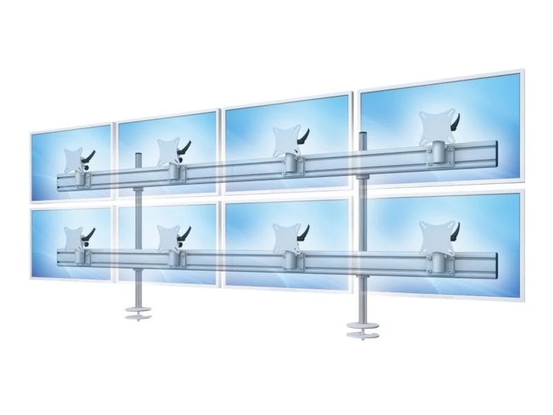 Null MonLines Flat 2er Display Tischhalterung Einbau MA 25-32Zoll WS XL, Grau 5 Null MonLines Flat 2er Display Tischhalterung Einbau MA 25-32Zoll WS XL, Grau – Bild 5