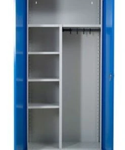 PROREGAL Garderobenspind Seal | HxBxT 195x92x42 Cm | Grau-Blau -Yongsheng-Geschäft aec123bc 7302 4447 b636 c61b26f4161f 1