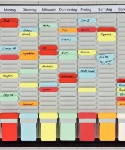 FRANKEN T-Kartentafel 'OfficePlaner', 7 Module, 490 X 473 Mm