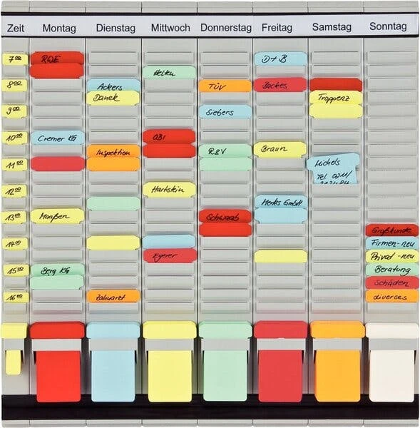 FRANKEN T-Kartentafel 'OfficePlaner', 7 Module, 490 X 473 Mm 1 FRANKEN T-Kartentafel 'OfficePlaner', 7 Module, 490 X 473 Mm