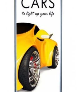 Null Totem Elipse Leuchtkasten 80x170cm Doppelseitig