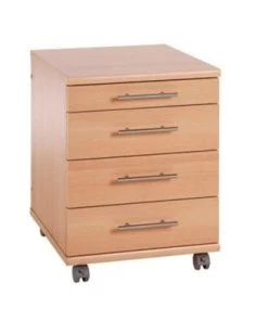 Null Möbelpartner Rollcontainer Eagle | HxBxT 57x42x50 Cm (Höhe Mit Rollen) | Buche Von PROREGAL -Yongsheng-Geschäft b2fdf204 2a7d 4cdc 952d d95c86849576