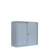 Lullmann Steelboxx Schiebetürenschrank Schiebetüren Büro Aktenschrank Sideboard Aus Stahl Grau 1090 X 1200 X 450 Mm (H X B X T) 550145