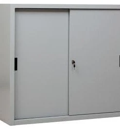 PROREGAL Schiebetürenschrank Ant | 3 Ordernhöhen | HxBxT 109x120x45 Cm | Grau -Yongsheng-Geschäft b4a5978d f3d9 4adc b346 f43e56ebc955