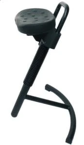 Null Stehhilfe, Sitz PU-Schaum Schwarz, Sitz H 590-875mm, Gestell RAL9005 -Yongsheng-Geschäft b4fe9f33 21fe 412a bfbb 86fbedf6df4c