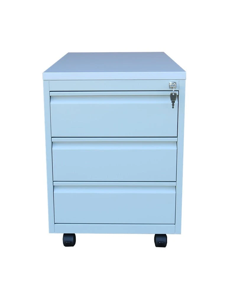 Lullmann Büro Rollcontainer Bürocontainer Mit 3 Schubladen Maße: 62x46x79cm RAL 7035 Lichtgrau 3 Lullmann Büro Rollcontainer Bürocontainer Mit 3 Schubladen Maße: 62x46x79cm RAL 7035 Lichtgrau – Bild 3