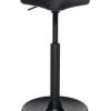 Null Sitz-/Stehhilfe, Triangel-Sitz, Sitz Stoff Schwarz, Sitz HxBxT 570-770x350x350mm, Gestell Schwarz, M. Bodenkissen