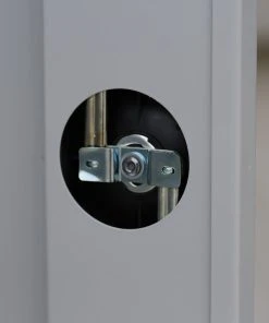 Lullmann Stahl-Aktenschrank Metallschrank Abschließbar Büroschrank Stahlschrank Lichtgrau/Blau 1800 X 800 X 383 Mm 530331 -Yongsheng-Geschäft b92a8cc9 06b5 4ff6 a9d8 9e9b301ac4bc