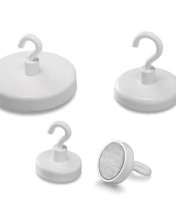 Null Hakenmagnet, Weiß