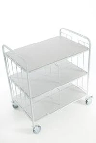 Null Postwagen, Tragl. 150kg, 15 Fächer, Mit Abrollrand, RAL7001, HxLxB 1015x950x455mm -Yongsheng-Geschäft bb1411dc 2099 4a13 aea7 4a4905055747