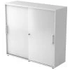 Lullmann System Schiebetürenschrank Büroschrank 3 OH 1100 X 1200 X 400 Mm Weiß