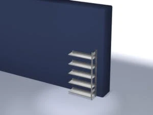 Null Büroregal, Eckregal, Fachl. 60kg, 5xStahlboden, Einseitig, Korpus RAL7035 7 Null Büroregal, Eckregal, Fachl. 60kg, 5xStahlboden, Einseitig, Korpus RAL7035 – Bild 7