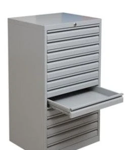 PROREGAL Schubladenschrank Swan | 13 Schubladen | DIN A3 | HxBxT 98 X 53 X 43 Cm | Grau -Yongsheng-Geschäft beb3128d 7f74 4a01 8c83 0f224220ebe1