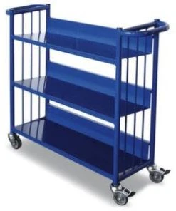 Null Ordnerwagen, Tragl. 150kg, 4 Etage(n), Ladefl. LxB 728x315mm, Mit Abrollrand, RAL7001 -Yongsheng-Geschäft bee351ad 971c 4218 8978 9a425c1b7562 1