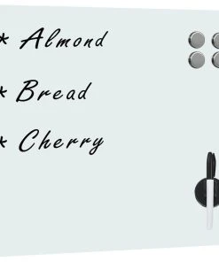 VidaXL Magnettafel Wandmontage Glas 50 X 50 Cm