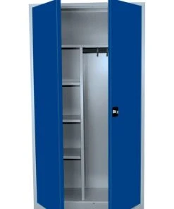 Lullmann Metallschrank Abschließbar Stahl Lagerschrank Spind Weiß 195x92,5x42,2cm / 545547 -Yongsheng-Geschäft c15fb22f 8565 404f ad5e d28359754e9e 5