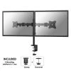 Null Neomounts Select NM-D135D Dual-Monitor Tischhalter Schwenkbar 10- 27 Zoll, Schwarz