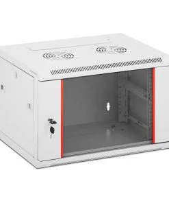 Null Fromm & Starck Serverschrank - 19 Zoll - 6 HE - Abschließbar - Bis 75 Kg - Grau