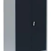 Lullmann Stahl-Aktenschrank Metallschrank Abschließbar Werkzeugschrank 120 X 92,5 X 42,2cm Grau/Anthrazit 530328