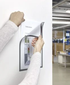 Null Magnetofix-Magnetrahmen, 5 Stück Grau