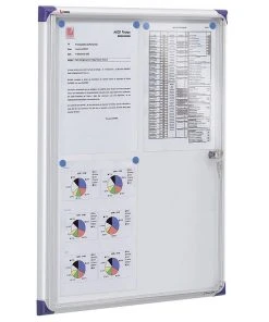 Null Nobo Schaukasten, Extraflach, Metall-Rückwand, 2 X DIN A4 -Yongsheng-Geschäft c5c774f7 aaf1 4c49 b4d4 eb260012e9d6