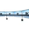 Null MonLines Monitor Tischhalterung Klemme Para-System WS 4-fach Schwarz