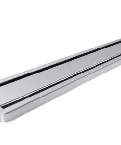 Null TecLines TKD010E Tisch Kabeldurchführung 135x600mm, Alu Eloxiert