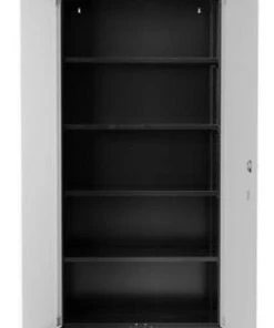 PROREGAL Stahlschrank Bee | HxBxT 195x92x42 Cm | Schwarz-Weiß -Yongsheng-Geschäft cb29e522 09ca 4431 8154 d2d8c7b0b396