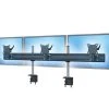 Null MonLines Flat 3-fach Monitor Tischhalterung TK WS Bis 24Zoll, Schwarz