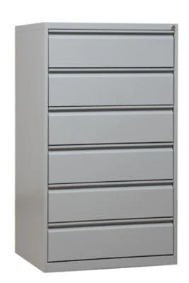 PROREGAL Karteischrank Mare| 6 Schubladen | HxBxT 132x53x62 Cm | Grau 6 PROREGAL Karteischrank Mare| 6 Schubladen | HxBxT 132x53x62 Cm | Grau – Bild 6