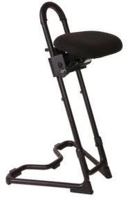 Null Stehhilfe, Sitz Kunstleder Schwarz, Sitz H 620-830mm, Gestell Schwarz, Schräge Säule -Yongsheng-Geschäft d3d9542f 4bdc 40c2 b2c2 53b67b791575