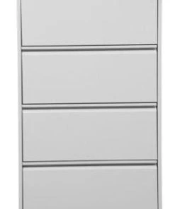 PROREGAL Hängeregistraturschrank Mare| HxBxT 132x76x62 Cm | Grau
