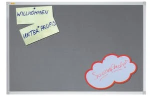 Franken Pinntafel, HxB 600x900mm, Pinnbar, Magnethaftend, Ablageschale, Rahmen Alu, Silber 7 Franken Pinntafel, HxB 600x900mm, Pinnbar, Magnethaftend, Ablageschale, Rahmen Alu, Silber – Bild 7