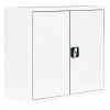 Lullmann Stahl-Aktenschrank Mehrzweckschrank Metallschrank Abschließbar Weiß 750 X 800 X 383 Mm 530307