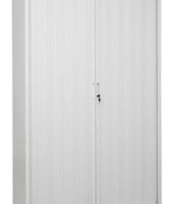 PROREGAL Rollladenschrank Weasel | 5 Ordernhöhen | HxBxT 195x120x46 Cm | Weiß -Yongsheng-Geschäft def093cb 3d3a 43a3 a65c fd12d678b862