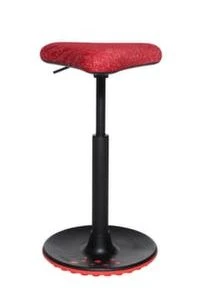 Null Sitz-/Stehhilfe, Triangel-Sitz, Sitz Stoff Grau, Sitz HxBxT 570-770x350x350mm, Gestell Schwarz, M. Bodenkissen -Yongsheng-Geschäft df6c66ee b5db 4027 b5bd 54bf6e301bf1