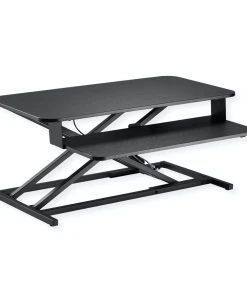 VALUE Höhenverstellbarer Schreibtischaufsatz, 800 X 400 Mm, Schwarz