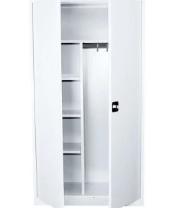 Lullmann Metallschrank Abschließbar Kleiderschrank PutzSpind Werkzeugschrank 195x92,5x42,2cm Schwarz 545549 -Yongsheng-Geschäft e8c2d948 87a4 4b65 a20e 8609b9498f21 3