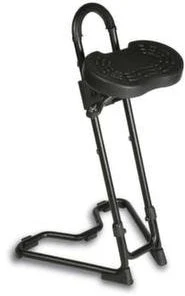 Null Stehhilfe, Sitz PU-Schaum Schwarz, Sitz H 590-875mm, Gestell RAL9005 -Yongsheng-Geschäft eb03b0bf cec8 4f84 a958 d702655a950a 6