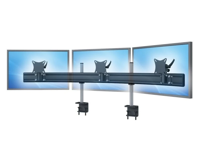 Null MonLines Monitor Tischhalterung Para-System 3-fach TK WS XL Grau 3 Null MonLines Monitor Tischhalterung Para-System 3-fach TK WS XL Grau – Bild 3