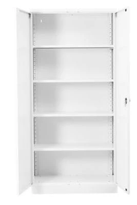 PROREGAL Stahlschrank Bee | HxBxT 195x92x50 Cm | Weiß 7 PROREGAL Stahlschrank Bee | HxBxT 195x92x50 Cm | Weiß – Bild 7