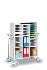 Null Ordnerwagen, Tragl. 150kg, 3 Etage(n), Ladefl. LxB 728x315mm, Mit Abrollrand, RAL7001 -Yongsheng-Geschäft ed6c0539 d4b4 4998 bd8c 15e0baf5c9ed