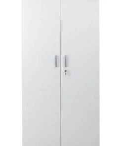 PROREGAL Aktenschrank Beetle | HxBxT 195x92x42 Cm | Schwarz-Weiß