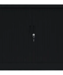 Lullmann Querrollladenschrank Sideboard Aktenschrank (HxBxT) 750 X 1200 X 460 Mm Rolladenschrank 555129 Tiefschwarz -Yongsheng-Geschäft efd45f7b c522 420f 82ce f47e1d5190e4
