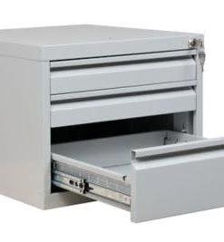 PROREGAL Unterbaucontainer Sparrow | 3 Schubladen | HxBxT 38x46x55 Cm | Grau -Yongsheng-Geschäft f0347c67 31ed 483a bc51 a124e06d794e