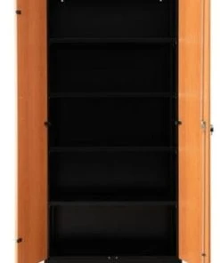 PROREGAL Aktenschrank Beetle | HxBxT 195x92x42 Cm | Schwarz-Erle -Yongsheng-Geschäft f047bb1a 7654 43c1 a382 245f9da4c976