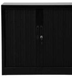 PROREGAL Rollladenschrank Weasel | 2 Ordernhöhen | HxBxT 105x120x46 Cm | Schwarz -Yongsheng-Geschäft f30f0bb0 4168 40e1 9a3b 1416bb811f6c
