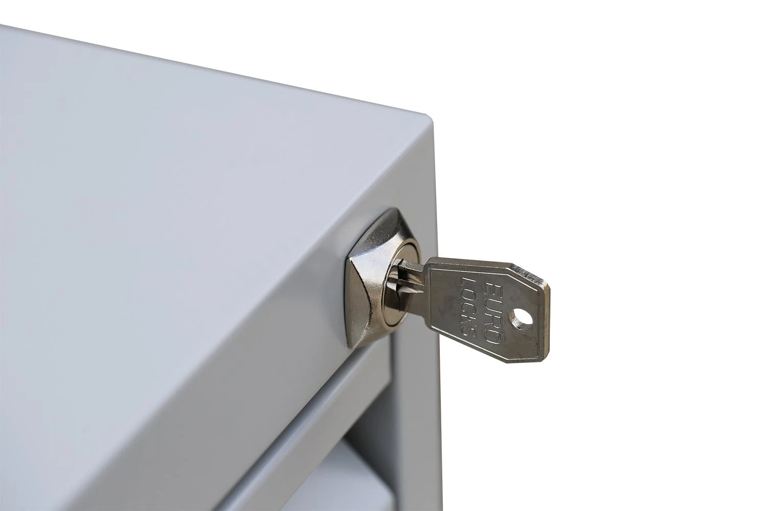 Lullmann Hängeregistratur-Schrank Aus Stahl 101x76x62cm (HxBxT) Mit 3 Schüben Lichtgrau 6 Lullmann Hängeregistratur-Schrank Aus Stahl 101x76x62cm (HxBxT) Mit 3 Schüben Lichtgrau – Bild 6