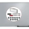 Maul Whiteboard, HxB 600x900mm, Magnethaftend, Tafel Silber, M. Zubehör-Set, Ablageschale, Rahmen Alu, Silber