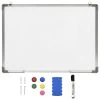 VidaXL Magnetisches Whiteboard Weiß 90 X 60 Cm Stahl